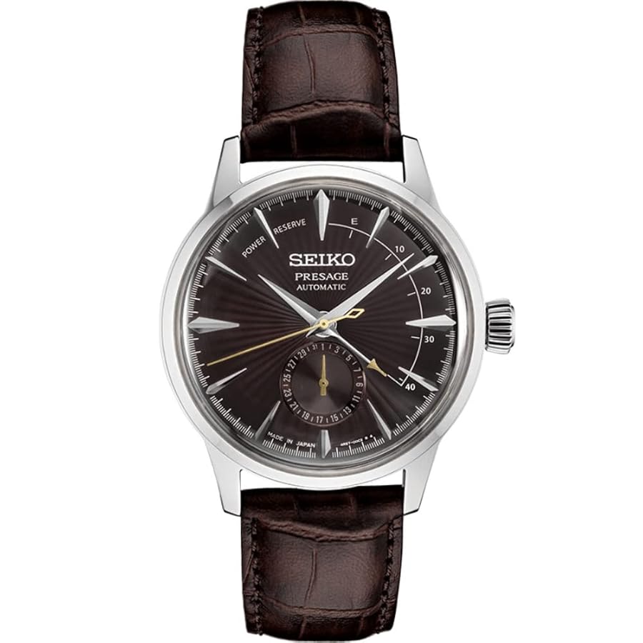 SEIKO Presage 自動巻き時計ブラウンレザー SEIKO Presage セイコー プレサージュ 自動巻 メンズ腕時計
